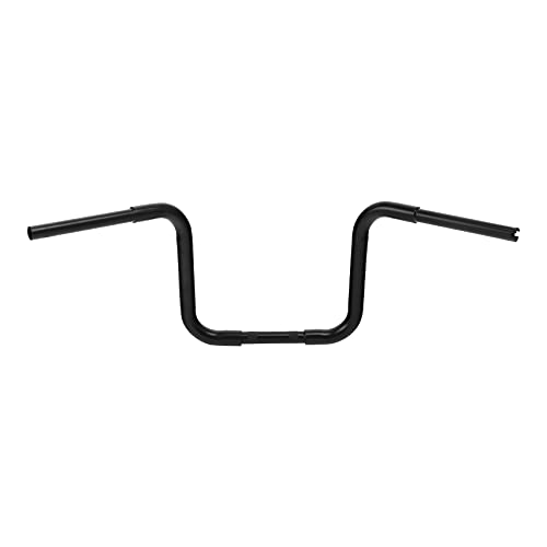 Green-L 1 1/4" Ape Hanger 12" Rise Handlebars Fit for Harley Sportster XL883 XL1200 Softail FLST FXST Custom Motorcycle 1.25" Handle Bar - size: 12" Rise, style: Style B Black