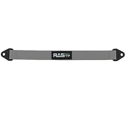 RASTP Limit Strap, Premium Quad Wrap Limit Strap Car Hauler Axle Straps Truck Wrecker Wheel Tie Down Strap with 10,000 Lb Webbing Strength (24 Inch,Gray) - color: Gray, size: 24 Inch