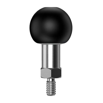 1" Ball Mount Adapter Base with M6 Threaded Bolt, Aluminum Alloy Ball Mount Base, Compatible with RAM Mounts Part B Size Double Socket Arm & Bike Motorcycle Phone Holder
