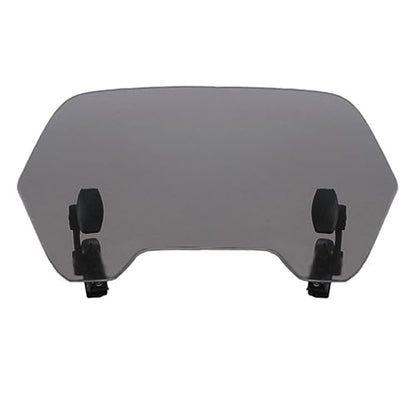 GP Kompozit Motorcycle Windshield Extension Adjustable Clips Windscreen Wind Air Spoiler Deflector Smoked - color: Smoked