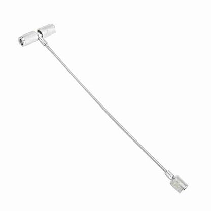 Tire Valve Stem Tool, 3 in 1 Valve Stem Puller, Stainless Steel Valve Stem Installation Tool for Car Tire Plug Core Remover Repairing, 8.6in, 1Pcs