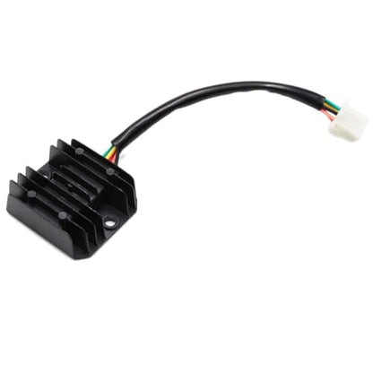 PRO BAT Complete Electrics Wiring Harness D8EA Spark Plug CDI Ignition Coil Kits for 150cc 200cc 250cc Chinese Dirt Bike Zongshen Loncin - style: Black Ignition Coil+Black Rectifier