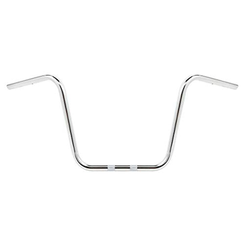 TCMT 14" Rise Ape Hanger 1" Handlebars Fit For Harley-Davidson FLST FXST Sportster XL Custom Application - color: Chrome, size: 14" Rise