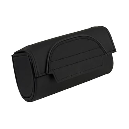 Milwaukee Leather SH62101 Black Double Strap PVC Motorcycle Tool Bag - One Size