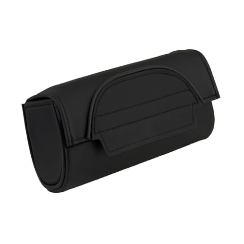Milwaukee Leather SH62101 Black Double Strap PVC Motorcycle Tool Bag - One Size