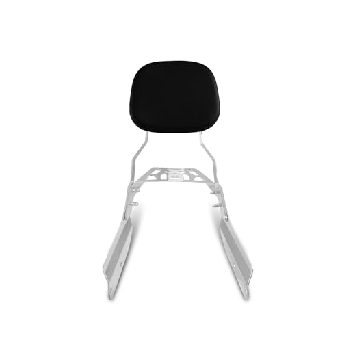 Sissy Bar Luggage Rack for Honda VTX 1300/1800 N/R/S Models | Motorcycle Passenger Backrest for Honda VTX1300 2003-2006 VTX1800 2002-2008 (Chrome) - size: Chrome 1 & Rack