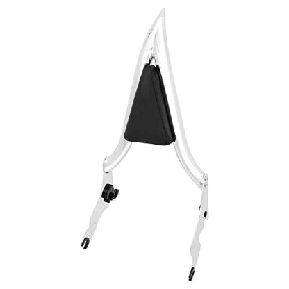 2009-2025 Sissy Bar Backrest, Detachable Passenger Backetst Sissy Bar Fit for Harley Touring Street Glide Road Glide Road King Electra Glide Chrome - color: Chrome, size: 16"- Detachable Split