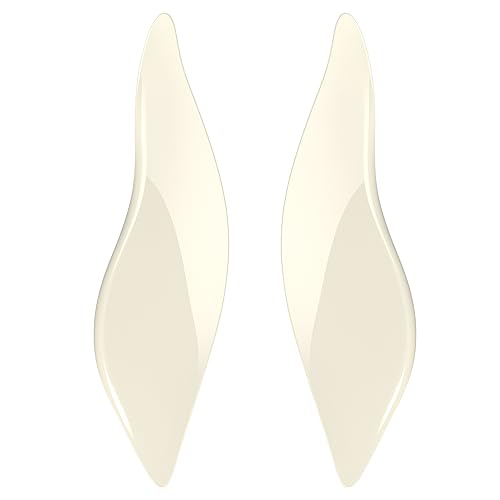 Advanblack Birch White Side Wings Air Deflectors, Fairing Side Wing Windshield, Fairing Side Shield, Adjustable Wind Deflectors, Compatible for Harley Touring Street Electra Glide 2014-2023 - color: Birch White