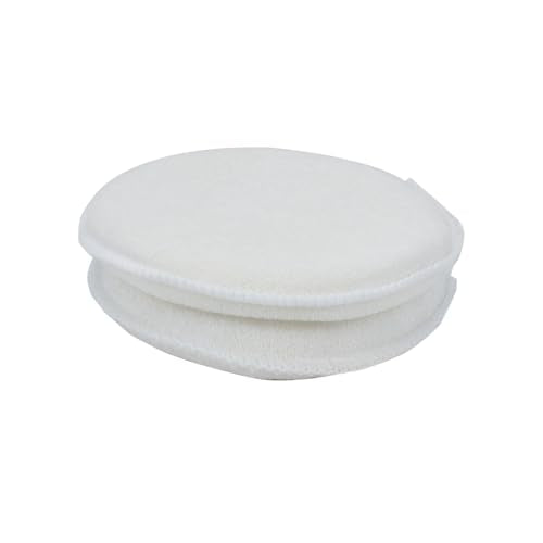 Maxshine Wax Applicator, Microfiber, 5 Inch, White, 3 Pack | Machine Washable, Durable, Reusable | Smooth Polish & Wax Application for Car Detailing, Scratchless Finish