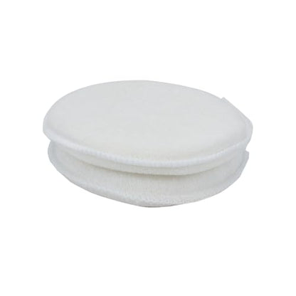 Maxshine Wax Applicator, Microfiber, 5 Inch, White, 3 Pack | Machine Washable, Durable, Reusable | Smooth Polish & Wax Application for Car Detailing, Scratchless Finish