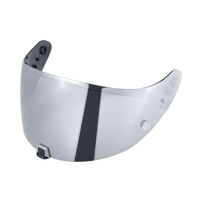 T520 Visor Full Face Helmet Shield Compatible with T520/ ST1400/ R1 Air Motorcycle Replacement Accessories (Chrome Silver) - color: Chrome Silver