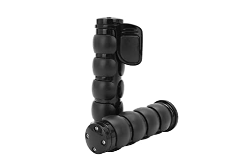 DREAMIZER 25.4MM Motorcycle Handlebar Grips 1 inch Compatible with Honda Shadow Spirit 750 Valkyrie Fury VTX1300 VTX1800 VT400 VT750 VT1100 - Smooth - style: Flat-black With Big Throttle