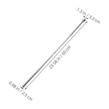 VICASKY 0.6M Handheld Flag Pole Retractable Stainless Steel Flag Mount for Motorcycles and Bicycles Easy Installation Safety Flagpole for Outdoor Activities Durable and Portable