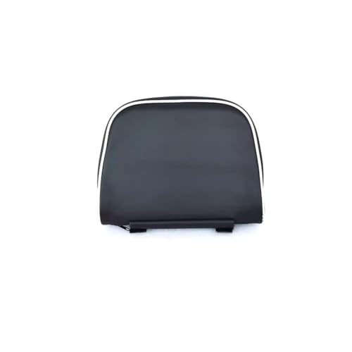 Motorcycle Passenger Backrest Pad Compatible with Vespa GTS300 GTV Primavera Sprint 150 Rear Shelf Backrest Bag Luggage Rack Backrest Pad Backrest Pad Rear Backrest Cushion (White) - color: White