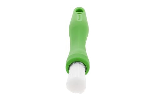 BrushAll® Wire Hand Brush with Ergonomic Handle and Tightly Packed Bristles for Kitchen, Garage, Indoor, Outdoor (Nylon) Patent Pending - color: Nylon