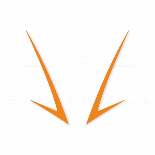 Motorcycle Front Fairing Reflective Sticker Decals,Orange | Compatible with Yamaha YZF R25 R3 2019-2022 - color: Orange