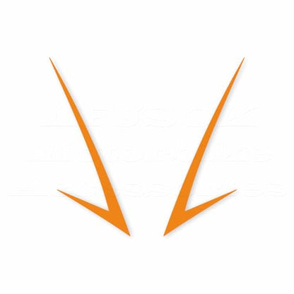 Motorcycle Front Fairing Reflective Sticker Decals,Orange | Compatible with Yamaha YZF R25 R3 2019-2022 - color: Orange