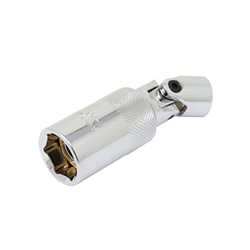 CTA Tools 7290 18mm Magnetic Spark Plug Socket. w/Swivel - Used for 18mm Spark Plugs found on Motorcycles, Multi