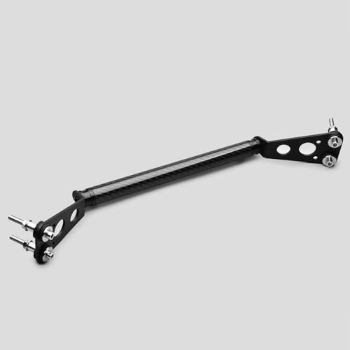 Motorcycle Phone Mount Carbon Fiber & Carbon Steel for Goldwing 1800 GL1800 2001-2017, Handlebar Navigation Mount with 22mm Crossbar Vibration Dampening Custom Accessory (Black)