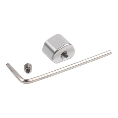 CNC Switch Button Turn Signal Key Cap, Aluminum Alloy Replacement Part, Fit for Honda Motorcycle(silver) - color: silver