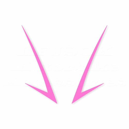 Motorcycle Front Fairing Reflective Sticker Decals,Pink | Compatible with Yamaha YZF R25 R3 2019-2022 - color: Pink