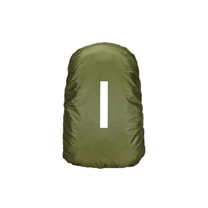 Backpack Rain Cover Outdoor Reflective Waterproof Backpack Rain Cover Night Bike Safety Light Raincover Bag Hiking Mountaineering Dust - color: Green 45L