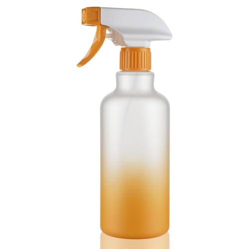 Spray Bottles Plastic Spray Bottle for Hair Mist/Stream Heavy Duty Empty Spray Bottles for Cleaning Solutions, Plants, Cooking (16.9oz-Yellow) - color: 16.9oz-Yellow