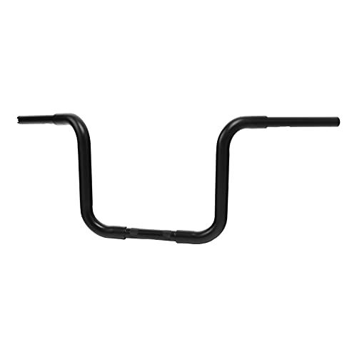 Green-L 1 1/4" Ape Hanger 12" Rise Handlebars Fit for Harley Sportster XL883 XL1200 Softail FLST FXST Custom Motorcycle 1.25" Handle Bar - size: 12" Rise, style: Style B Black