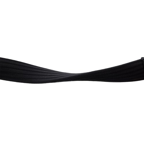 Atlas D-Ring (Pair), 26mm x 1.2m, Black. Motorcycle Adjustable Luggage Strap