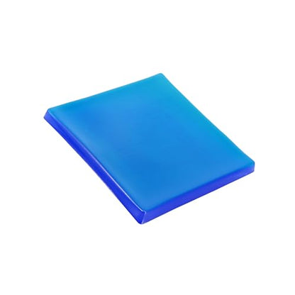 Motoforti 25x25x2cm Motorcycle Seat Gel Pad Shock Absorption Mat Comfortable Soft Cushion Blue Long-Lasting
