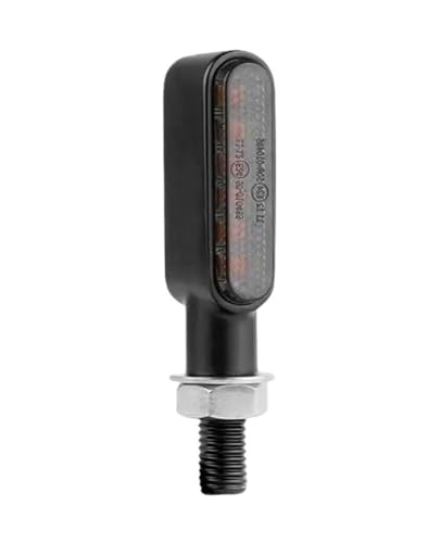 12V Universal Mini Motorcycle Turn Signals 12 LEDs Motorcycle Indicator Light Scooter Signals Running Blinker Turn signal light - color: White