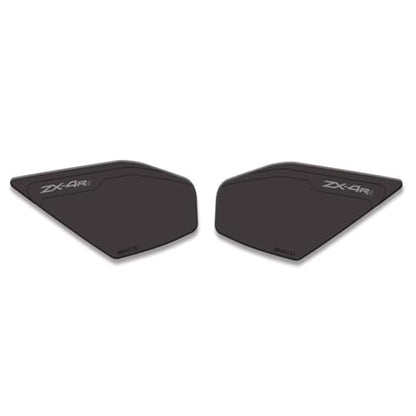 NIGHT CAT Compatible ZX-4R ZX4R/RR 2023 Motorcycle Fuel Tank Pad Kit Side Fuel Knee Guard Sticker Fuel Tank Protector(Black Gray) - color: Black Gray