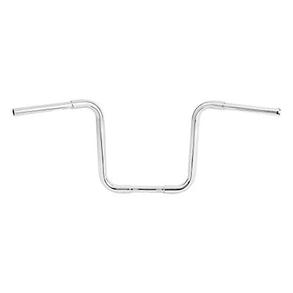 Green-L 1 1/4" Ape Hanger 14" Rise Handlebars Fit for Harley Sportster XL883 XL1200 Softail FLST FXST Custom Motorcycle 1.25" Handle Bar - size: 14" Rise, style: Style B Chrome