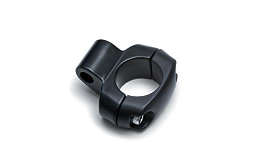 Kuryakyn 2791 Motorcycle Handlebar Accessory: Universal Mount Clamp for Motorcycles with 1" Diameter Bars (Accepts 5/16" Mounting Hardware), Satin Black, Pack of 1 - color: Satin Black, style: 1" Diameter