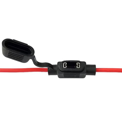 2Pcs 18.1 Inch Wire Length Inline Fuse Holder Low Profile Mini APS ATT Add-a-Circuit Car Fuse Holder TAP Adapter 10A Blade Automotive Fuse Holder for Automotive Marine CFH-ILLPMI-PT10A46CM - color: CFH-ILLPMI-PT10A46CM