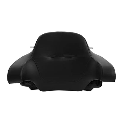XFMT Motorcycle 10.7" Chopped Trunk w/Luggage Rack Backrest Pad For 2014-2025 Harley Touring Pack Road King Street Glide Road Glide Electra Glide Ultra Classic Tail Box - color: Chopped Tour-Pack&Around Pad&Top Rack