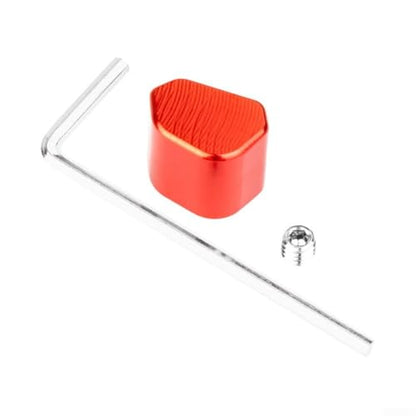 CNC Switch Button Turn Signal Key Cap, Aluminum Alloy Replacement Part, Fit for Honda Motorcycle(red) - color: red
