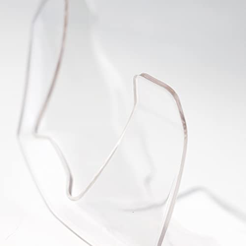 Motorcycle RX7X RX-7X RX-7V Racing Air Spoiler Wing Diffuser Extension Optinal Parts for ARAI RX7X RX-7X RR5 RX7-RR5 RX-7V (Clear) - color: Clear