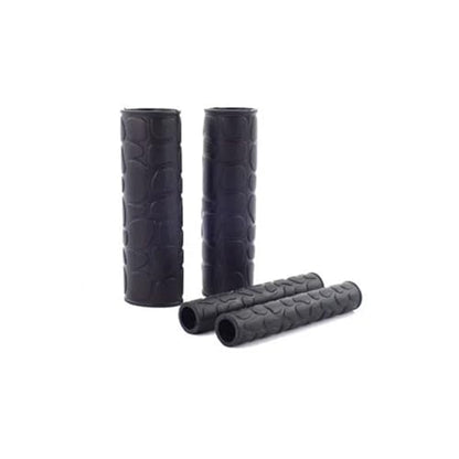 Non-Slip Rubber Grip Glove Motorcycle Handle Cover Universal Heat Shrinkable Grip Cover Sleeve Handlebar Covers Accessories Handlebars Grips - color: Black