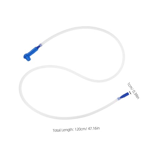 Healifty Car Brake Bleeder Hose 47In Flexible Oil Bleeding Pipe with Secure Connectors for Automotive and Motorcycle Brake System Repair