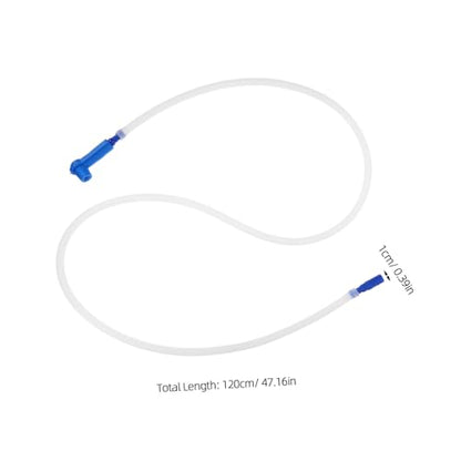 Healifty Car Brake Bleeder Hose 47In Flexible Oil Bleeding Pipe with Secure Connectors for Automotive and Motorcycle Brake System Repair