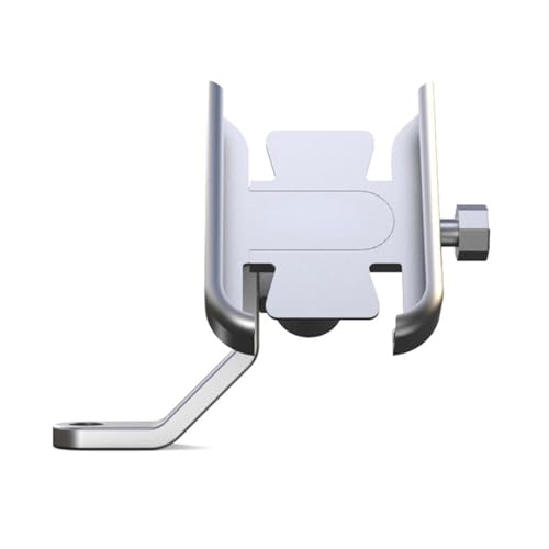 Navigation Holder For Forza 125 For Forza 250 For Forza 300 For Forza350 For Forza750 Motorcycle Mobile Phone Holder GPS Navigator Rearview Mirror Handlebar Bracket Windshield GPS Bracket - color: M sliver