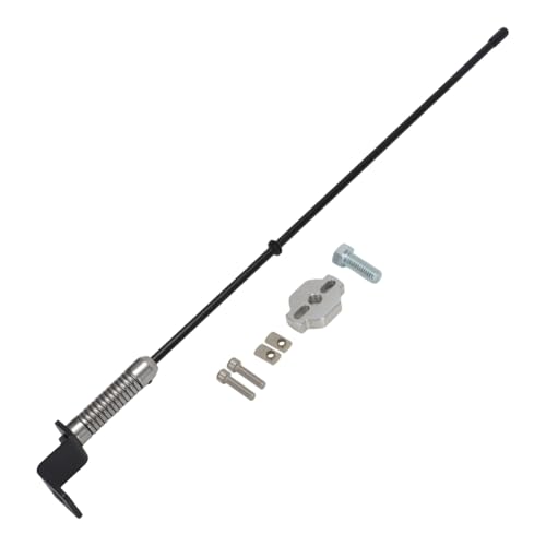 UTV ATV Flag Pole with Heavy-Duty ATV Tie Down Anchors Kit Aluminum Anchor Accessories for CF Moto UTV/ATV Low-Profile Design Stronger Clamping Force Mounts Silver