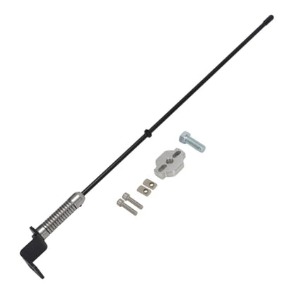 UTV ATV Flag Pole with Heavy-Duty ATV Tie Down Anchors Kit Aluminum Anchor Accessories for CF Moto UTV/ATV Low-Profile Design Stronger Clamping Force Mounts Silver
