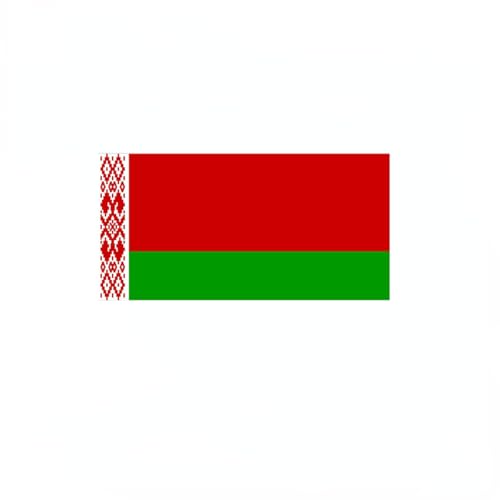 4 PCS Flag Stickers - Belarus Flag Stickers Decals for Cup Computer Laptop Car Bumper Window Helmet Musical Instrument with Smooth Surface - size: Belarus