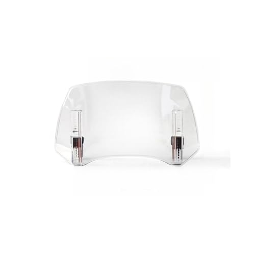 Wind Deflector Windshield Motorcycle Windshield Extension Spoiler Windscreen Air Deflector for VS 600 800 DL650 DL1000 DL250 for V-Strom 650 1000 XT - color: B Transparent