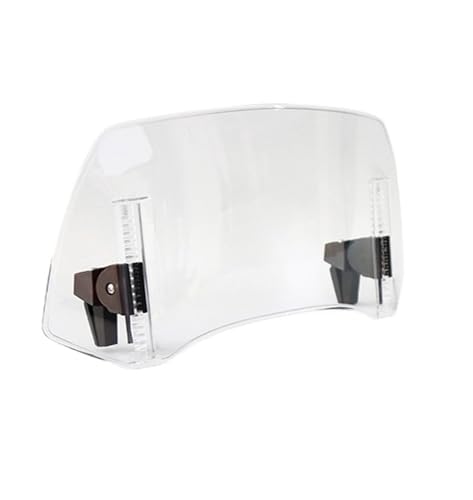 Motorcycle Adjustable Windshields Extension Windscreen Spoiler Wind Deflector Protection Compatible with 1190 RC8 R 1290 Super R/GT(V1 Small Clear)