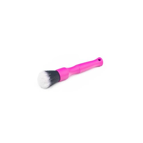 Detail Factory - Synthetic Detailing Brush Set - Ultra-Soft Interior Car Cleaning Brushes for, Screens, Emblems, & Tight Spaces - Pink - color: Pink