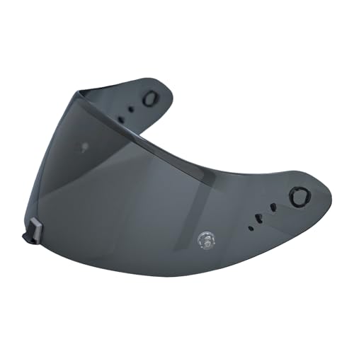 Compatible With EX0 T520 Motorcycle Helmet Visor R1 Air Face Helmet Shield Replacement ST1400 Tinted Visor (Dark Smoke) - color: Dark Smoke