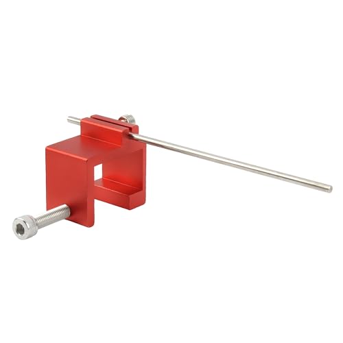 Motorcycle Chain Alignment Tool,Aluminium Chain Adjusting Tool For ATV Sprocket Sport Dirt Bike Motor Scooter Repair Parts-Red - color: Red